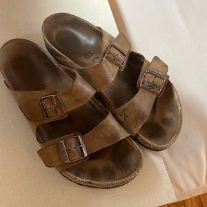 Men’s Birkenstock worn shoe